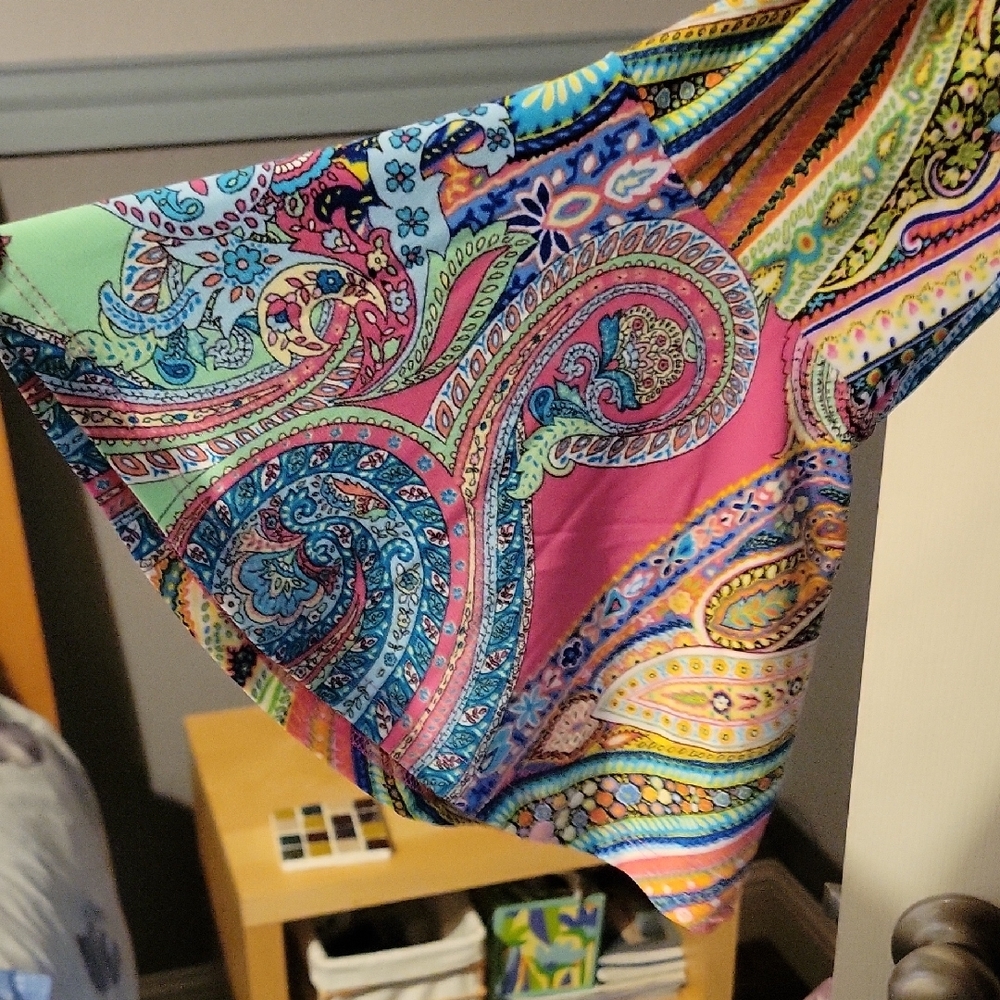 Tommy Hilfiger Multicolor Paisley Dress - Picture 3 of 8